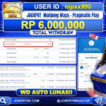 Withdraw Rp6 Juta Mahjong Ways Pragmatic Play di Joker768